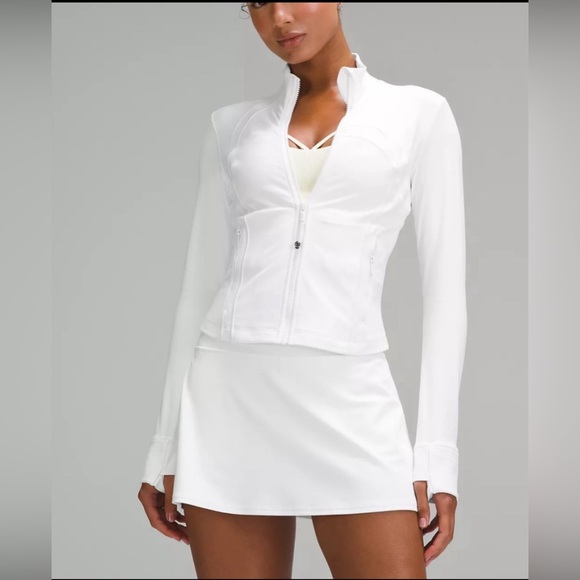 🆕Lululemon🍋 Define Cropped Jacket * Nulu Color White Sz 10 - Picture 1 of 8